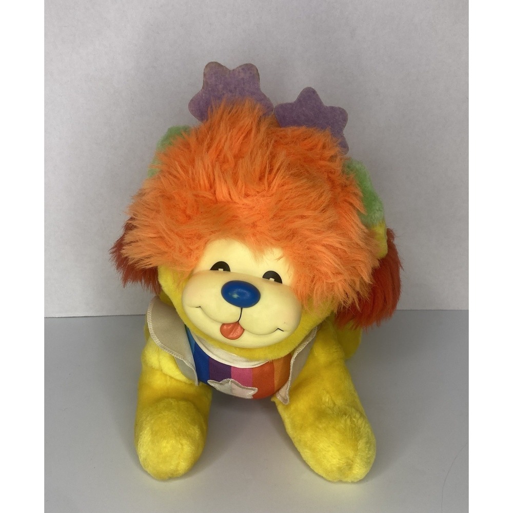 Vtg 1983 Mattel Rainbow Brite Puppy Brite Plush Dog Hallmark